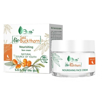 Crema bio hranitoare de noapte cu catina - 50 ml Crema bio hranitoare de noapte cu catina - 50 ml