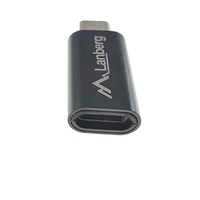 adaptor lanberg 42307 cu conector 8-pin lightning mama la microusb tata interfata usb 20 din aluminiu negru imagen 50_0_
0
