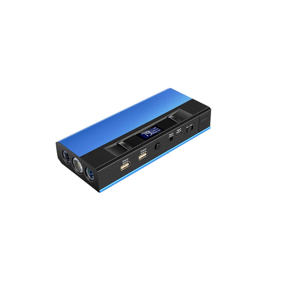 Redresor auto JX-37, 28000mAh, lanterna cu 3 moduri de iluminare, ecran LED, incarcare a dispozitivelor, pornire motor