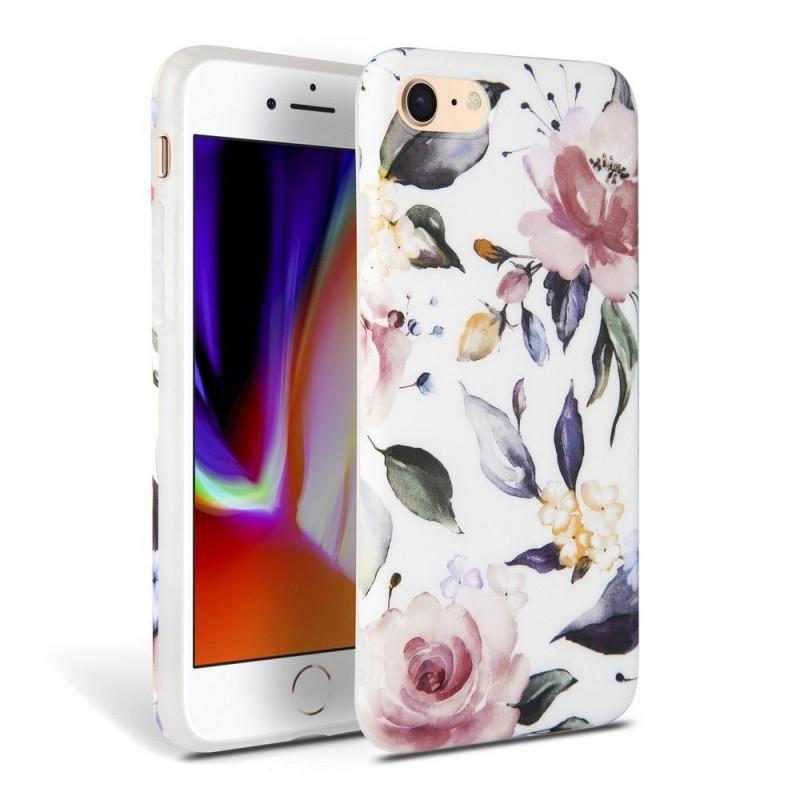Carcasa TECH-PROTECT Floral iPhone 7/8/SE (2020) White