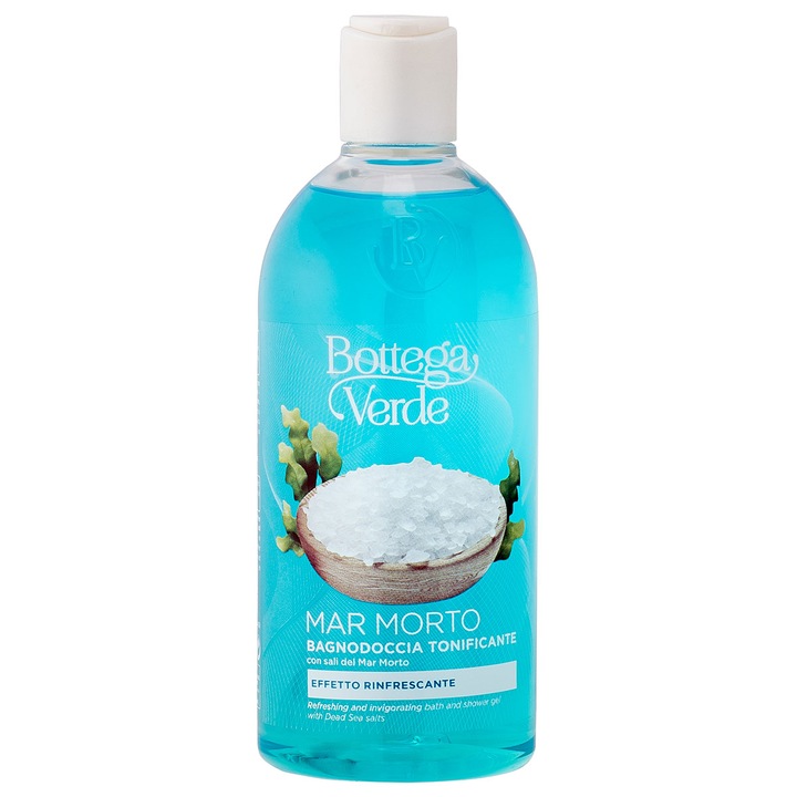 Bottega Verde, Gel de dus tonifiant cu saruri din Marea Moarta, 400 ml