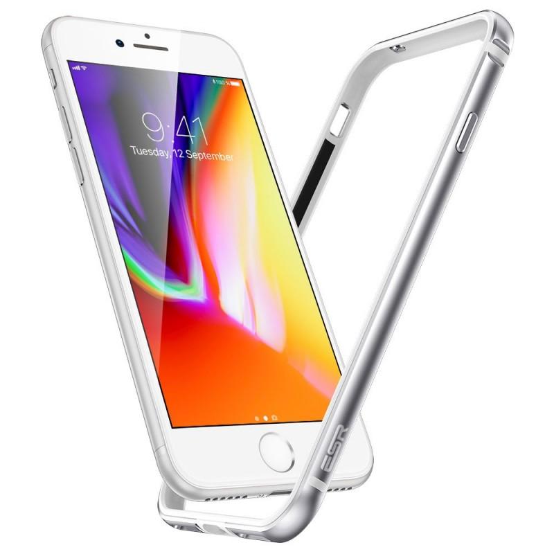 Bumper aluminiu ESR Edge Guard iPhone 7/8/SE (2020) Silver