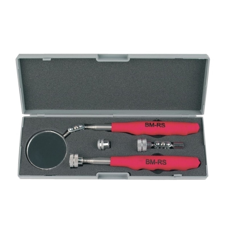 Set telescop cu cap magnetic si oglinda telescopica Mannesmann M00870, 640-930 mm