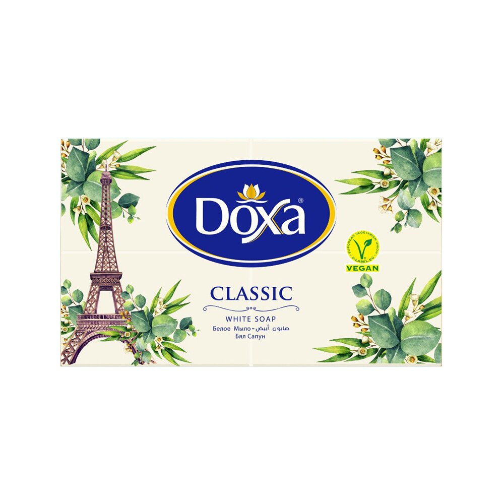 Sapun universal pentru rufe DOXA Clasic White 4x150 gr