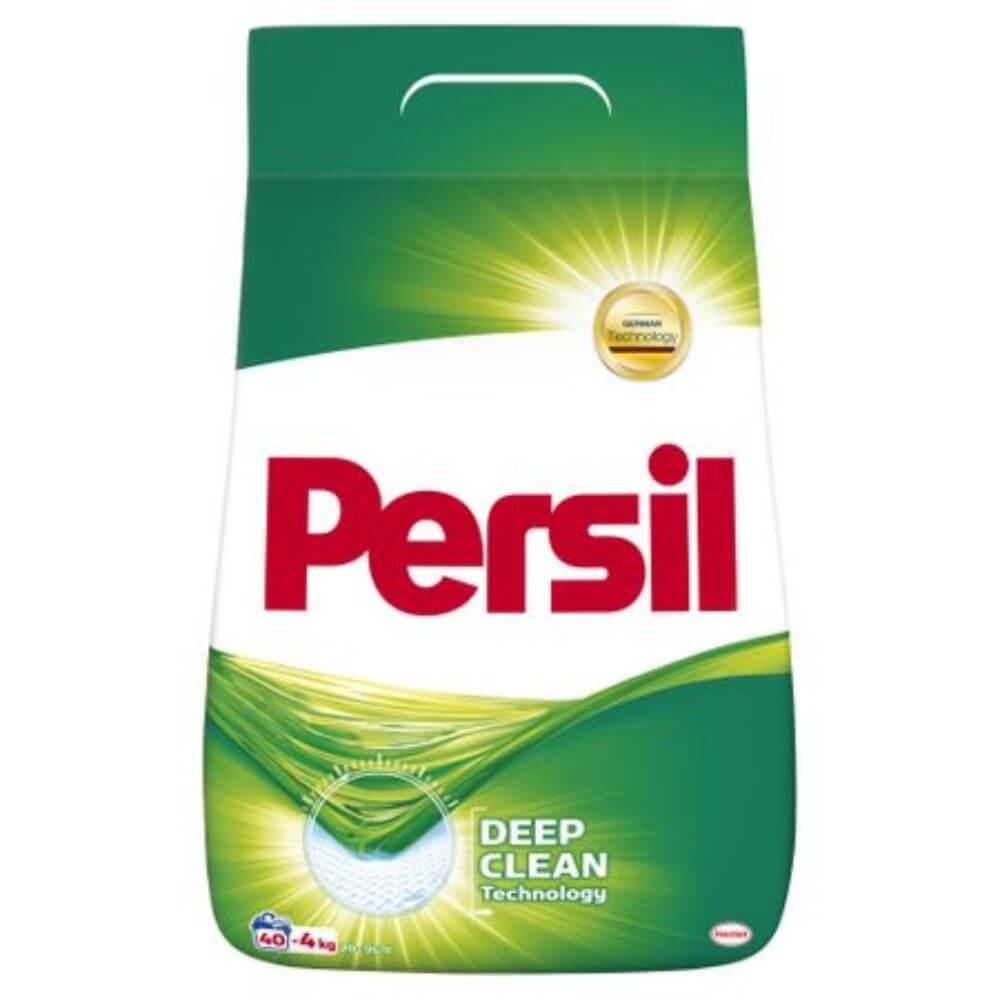 Detergent Pudra Rufe Persil Deep Clean, 4 Kg pentru 40 Spalari, Parfum Fresh, Articole Curatenie