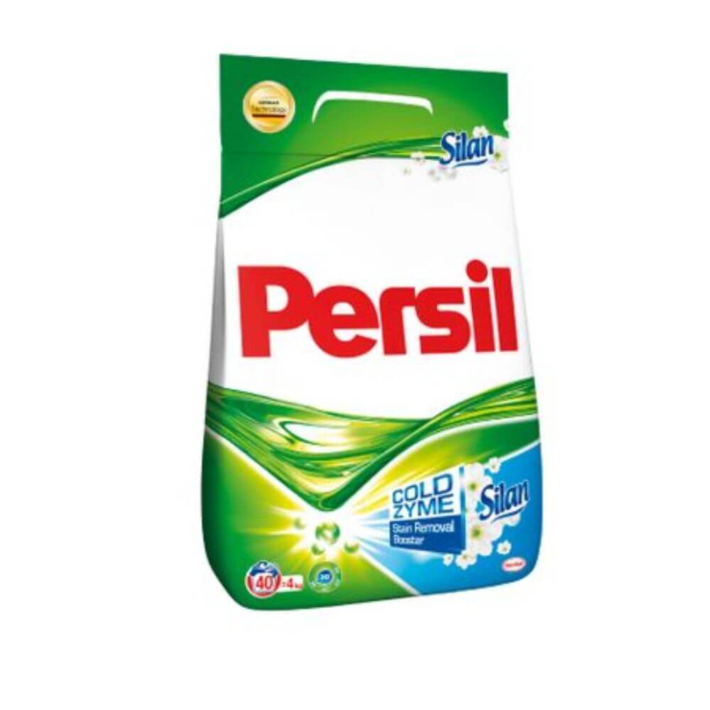 Detergent Pudra Rufe Persil Silan, 4 Kg pentru 40 Spalari, Parfum Fresh, Articole Curatenie