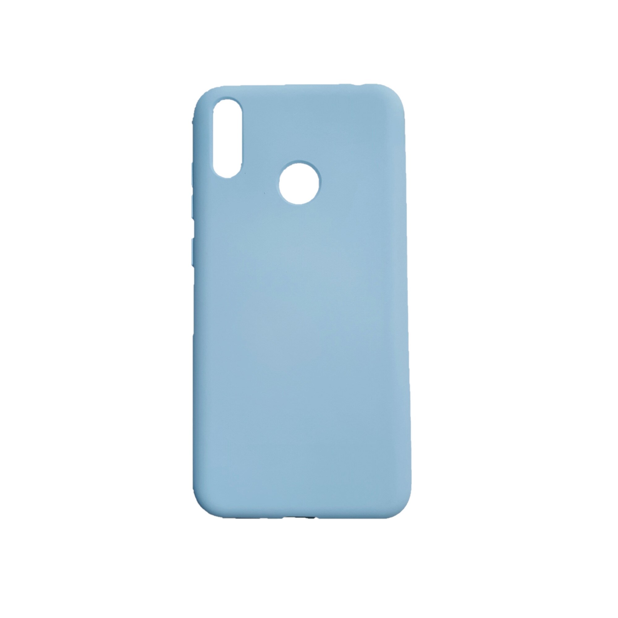 Husa silicon soft-touch compatibila cu Huawei P Smart 2019, Milky Blue