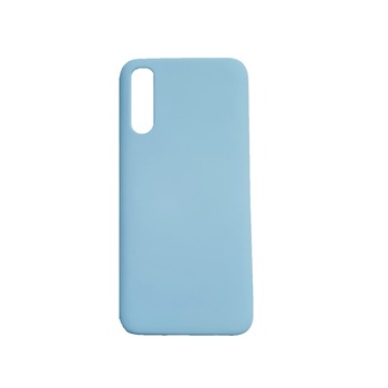 Husa silicon soft-touch compatibila cu Samsung Galaxy A30s, Milky Blue Husa silicon soft-touch compatibila cu Samsung Galaxy A30s, Milky Blue