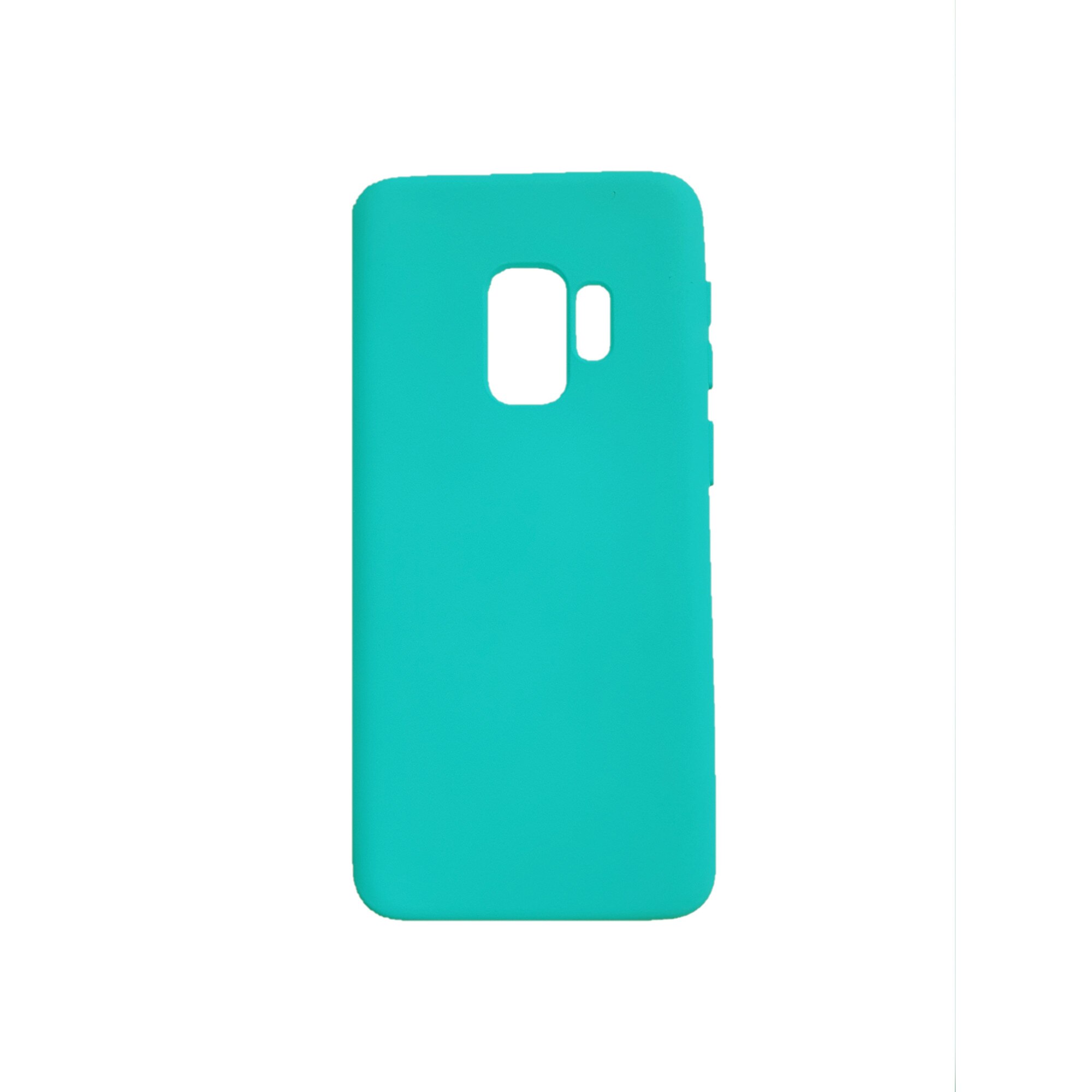 Husa silicon soft-touch compatibila cu Samsung Galaxy S9, Turquoise Mint