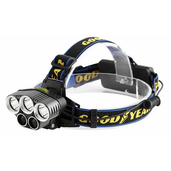 Lanterna de Cap cu 5 LED-uri reincarcabila Goodyear GY900937 Lanterna de Cap cu 5 LED-uri reincarcabila Goodyear GY900937