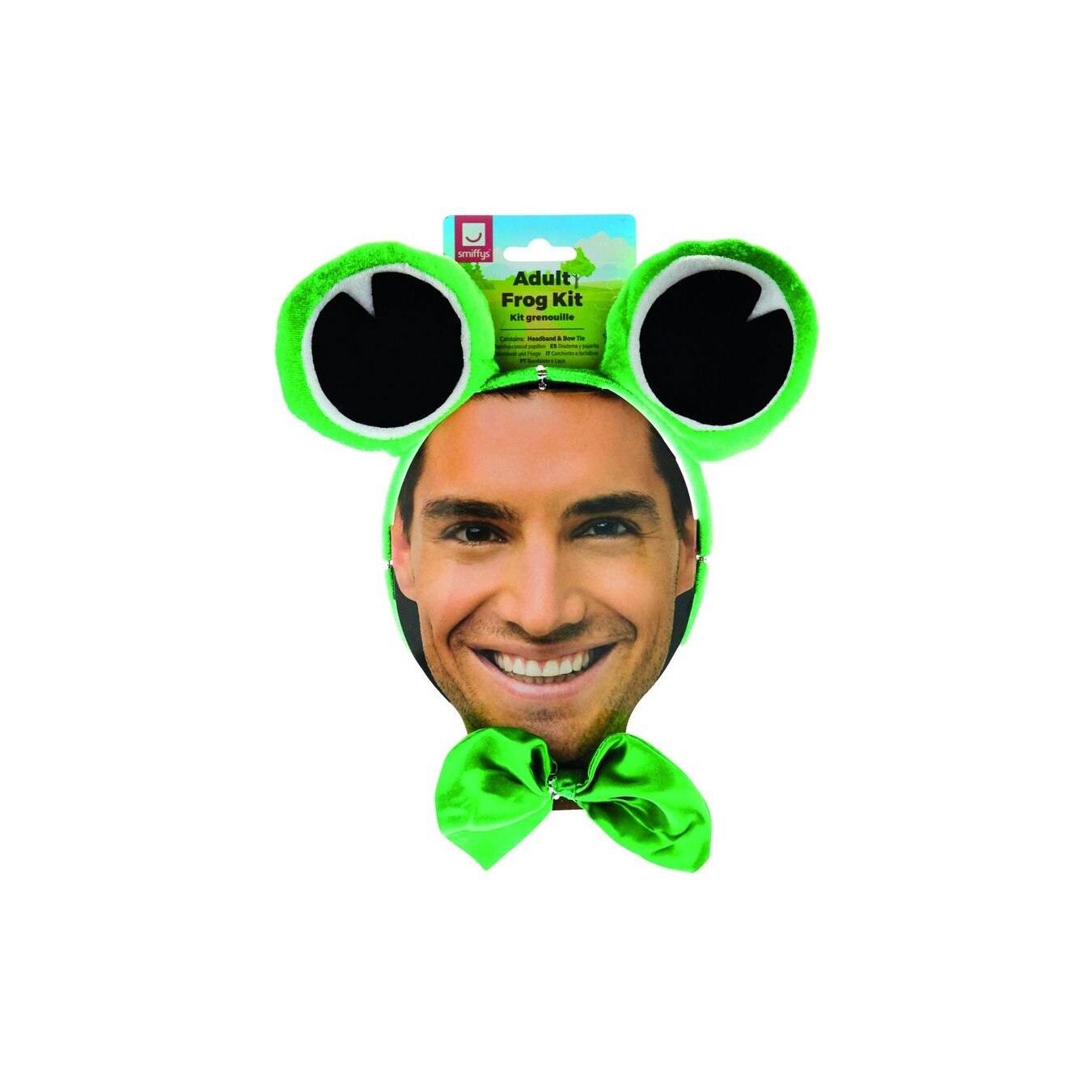 Set broasca , unisex, verde, Funny Party Shop