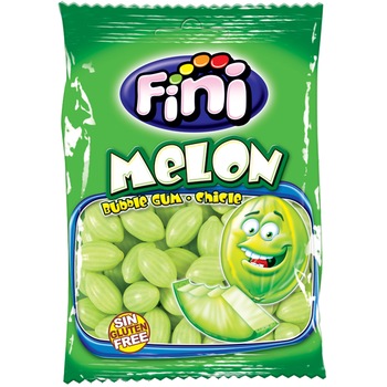 Guma de mestecat fara gluten cu aroma de pepene galben Fini, 100g Guma de mestecat fara gluten cu aroma de pepene galben Fini, 100g