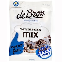 Pachet: 2 x Caramele moi cu aroma de cafea sau caramel, fara zahar si fara gluten Debron, 90g