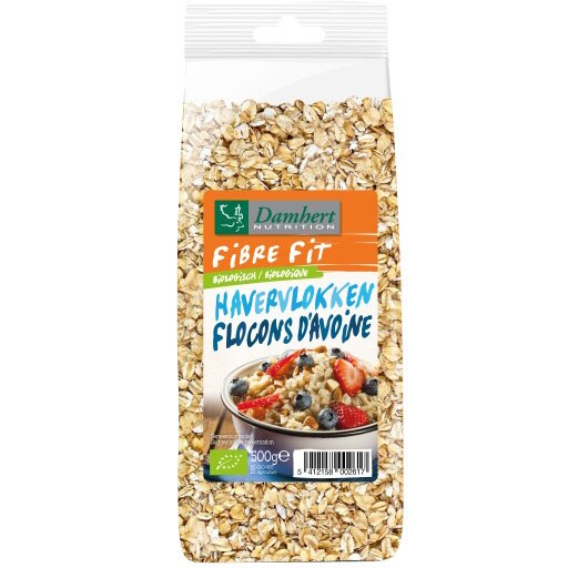 Fulgi de ovaz ECO Damhert, 500g