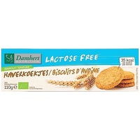 Biscuiti din ovaz fara lactoza ECO Damhert, 110g