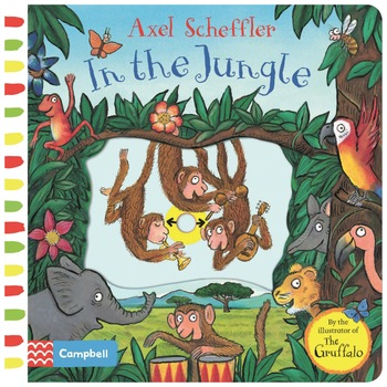 In the Jungle, A push, pull, slide book - Axel Scheffler In the Jungle, A push, pull, slide book - Axel Scheffler