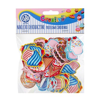 Set sticker decorativ autoadeziv spuma Dulciuri +3 ani Set sticker decorativ autoadeziv spuma Dulciuri +3 ani