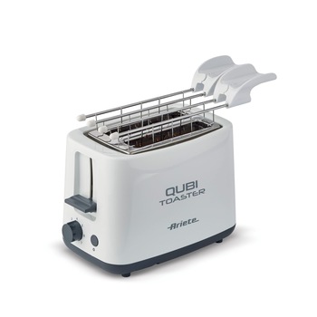 Prajitor paine Ariete 157 QUBI, 650 W, 2 felii, Alb Prajitor paine Ariete 157 QUBI, 650 W, 2 felii, Alb