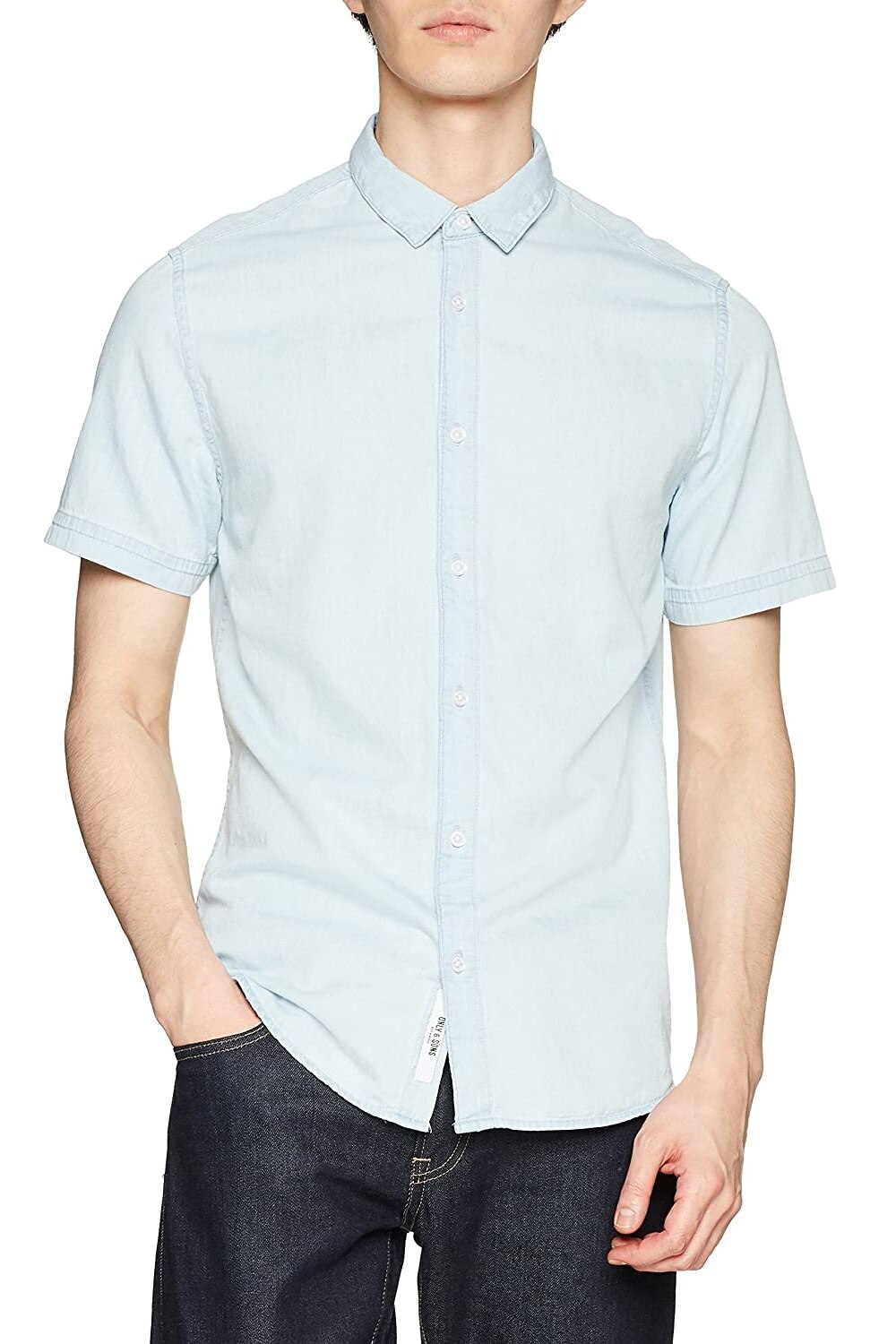 Camasa cu maneca scurta, Selected Homme, Albastru , S EU