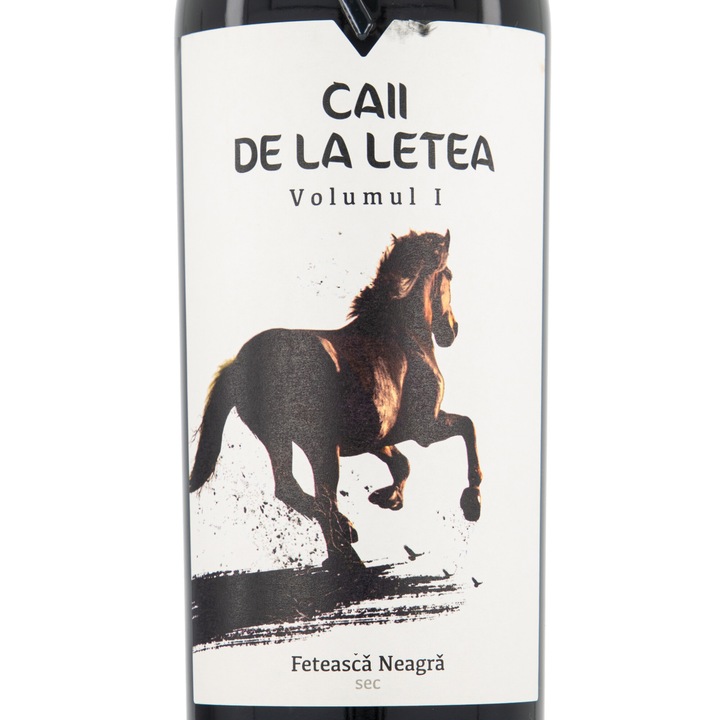 Vin Rosu Sarica Niculitel Caii De La Letea Feteasca Neagra, Sec, 0.75l