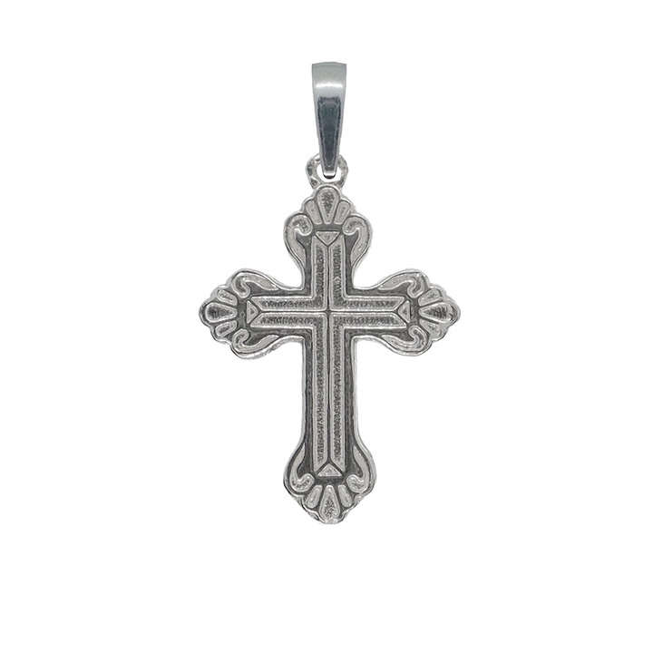 Dras kereszt medál, ezüst