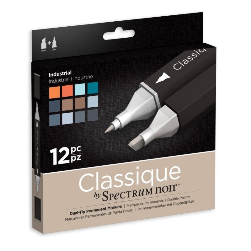 Set 12 Markere Spectrum Classique - Industrial