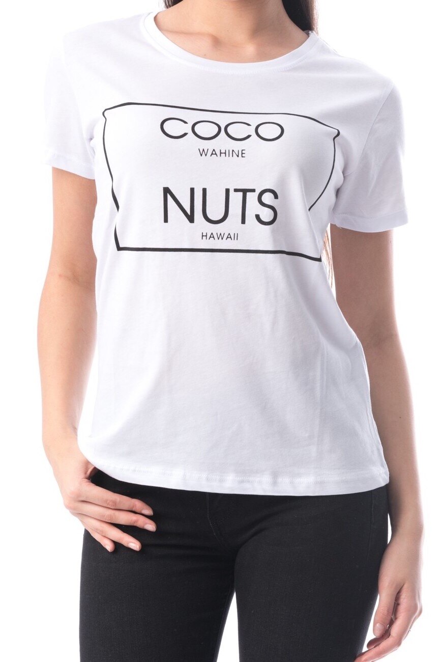 Tricou dama Coco, Alb, L