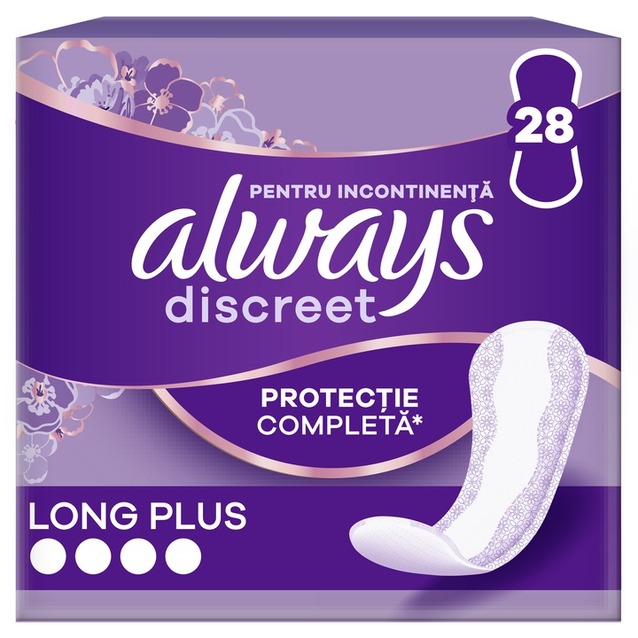 Always Discreet Liners Long Plus inkontinencia betét, 28 db