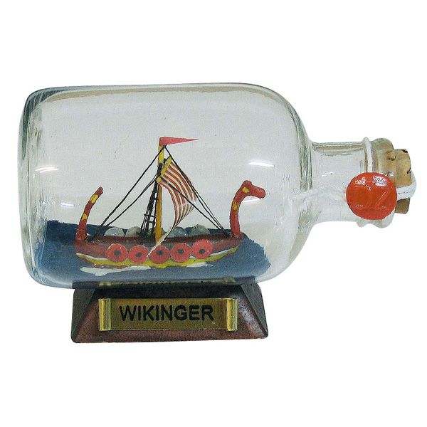 Vaporas Sea Club in sticla, model Wikinger,L 9cm