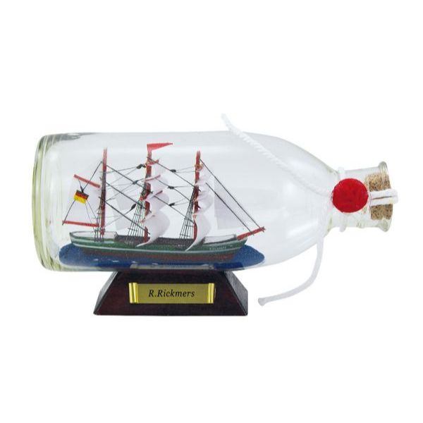 Vapor Sea club in sticla, model R.Rickmers,L 16cm, H 8cm