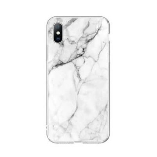 Husa Huawei P30 Lite, Marble, Marmura, Wozinsky, Alb