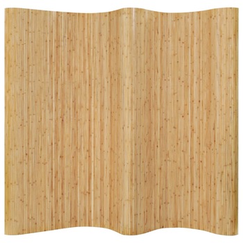 Paravan de camera, vidaXL, Bambus, 250 x 165 cm, Bej Paravan de camera, vidaXL, Bambus, 250 x 165 cm, Bej