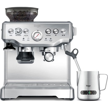 Espressor Sage SES875BSS, 1850 W, 2 l, 15 bar, alimentare boabe, Argintiu Espressor Sage SES875BSS, 1850 W, 2 l, 15 bar, alimentare boabe, Argintiu