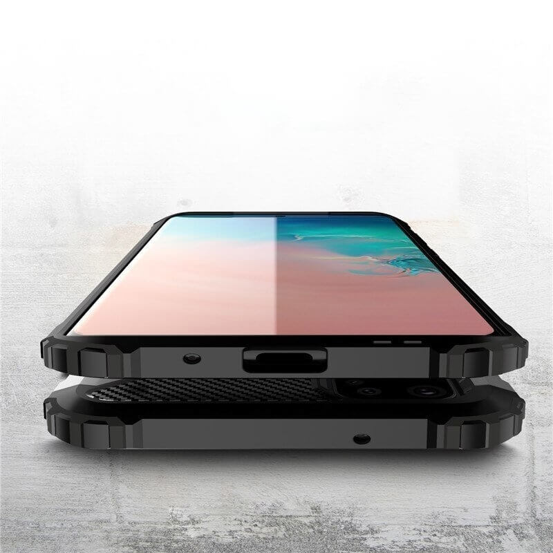 Husa Samsung S20 Ultra, Hybrid Armor Rugged, Albastru