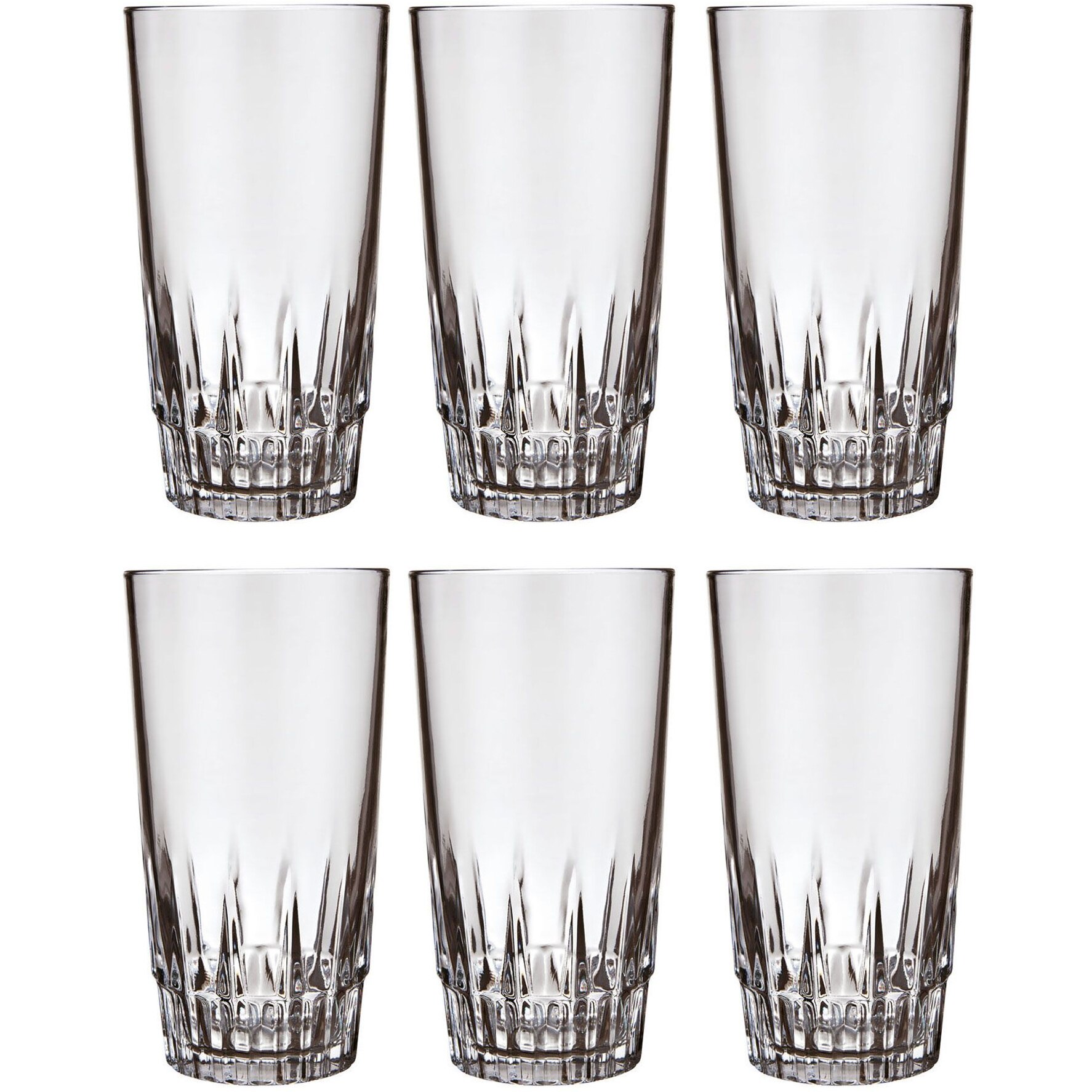 Set 6 pahare bere Vegas, 330 ml