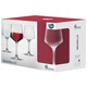 Set 6 pahare cu picior Brunello pentru vin rosu, 490 ml