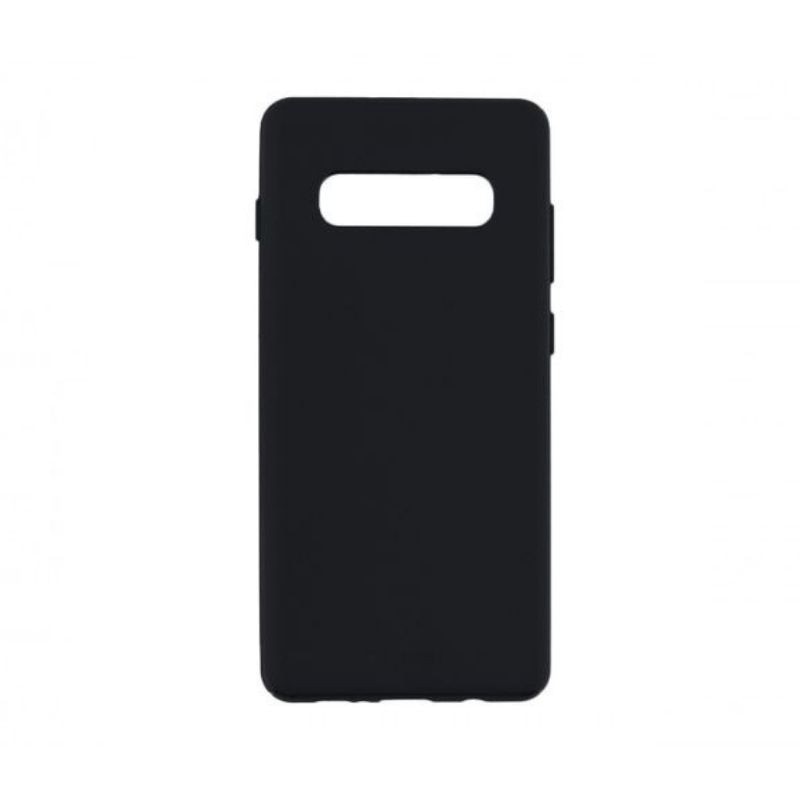 Husa silicon soft-touch compatibila cu Samsung Galaxy S10, Negru