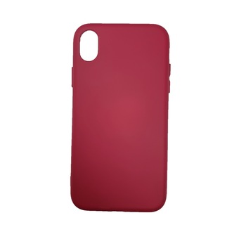 Husa silicon soft-touch compatibila cu Apple IPhone XR, Mov Visiniu Husa silicon soft-touch compatibila cu Apple IPhone XR, Mov Visiniu