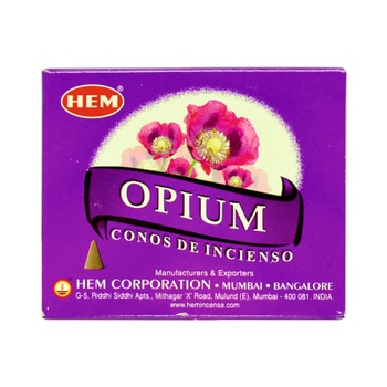 Conuri parfumate HEM, Opium 10 buc Conuri parfumate HEM, Opium 10 buc