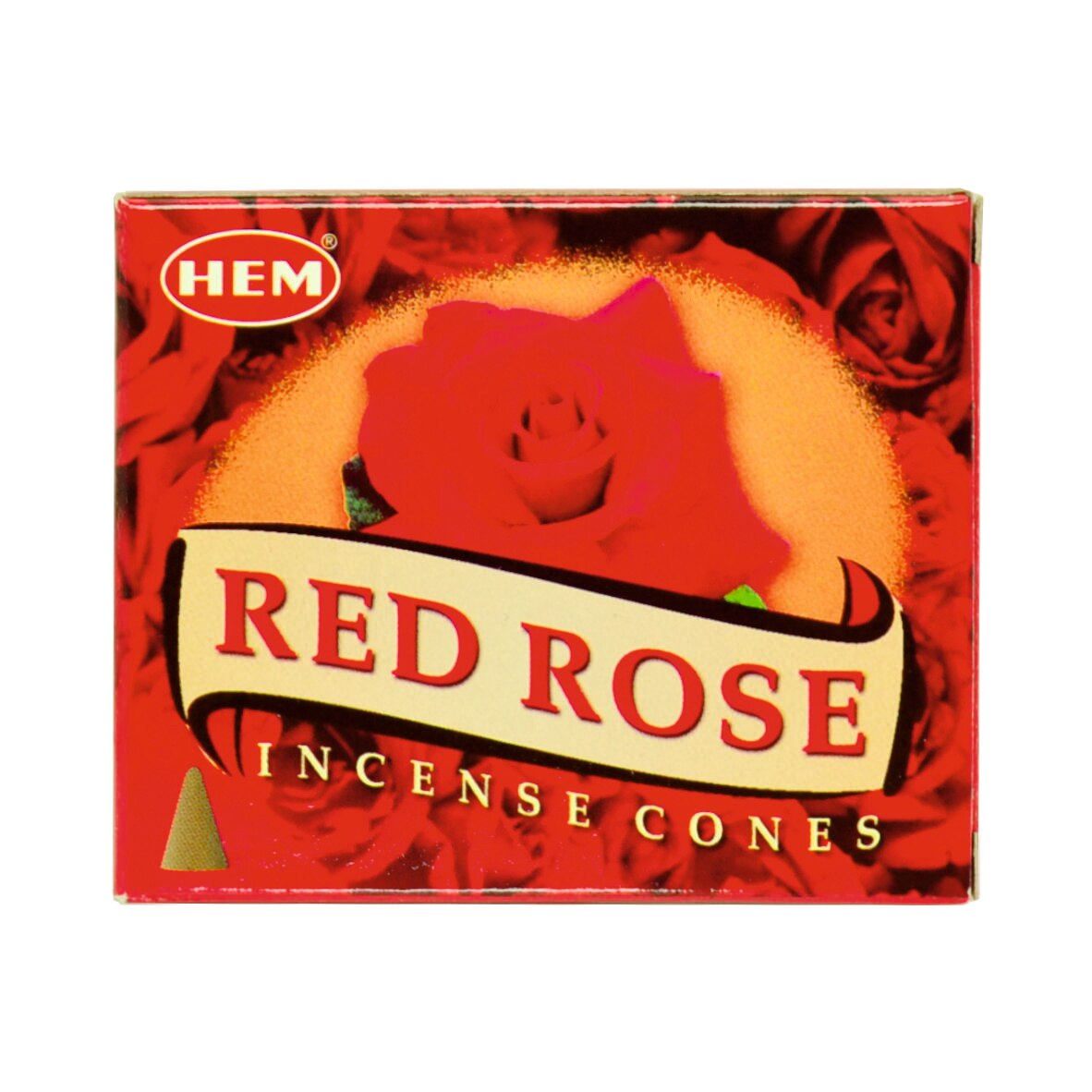 Conuri parfumate HEM, Red Rose 10 buc