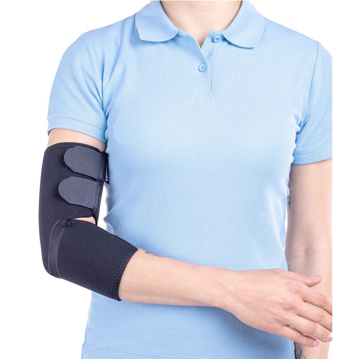 Orteza de cot simpla Triamed Elbow Flex, SRT215, Negru, 2