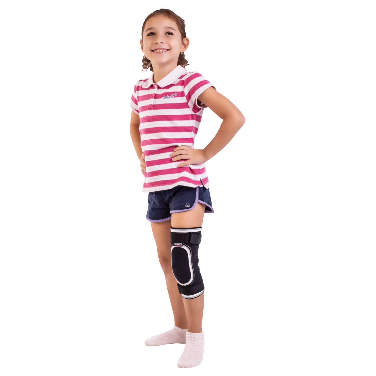 Orteza de genunchi mobila cu protectie, Triamed, Protect Junior, Marimea 5