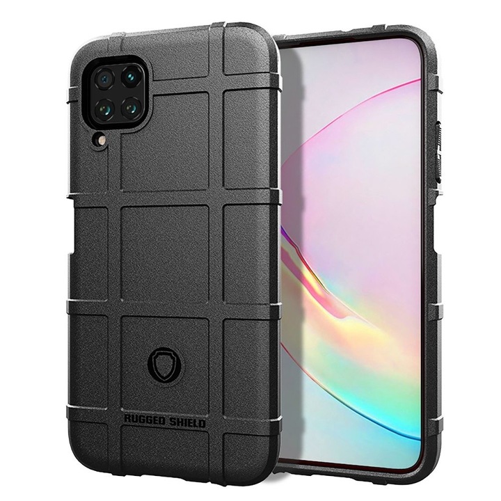Husa Huawei P40 Lite E Armor Rugged Square Black