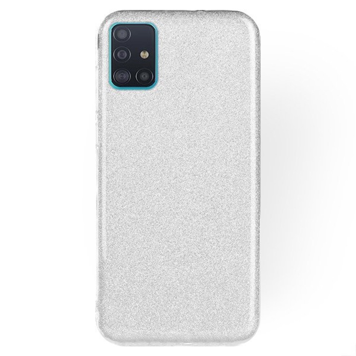 Smart Huawei Y5P Mobiltelefon tok, Csillogó, Ezüst