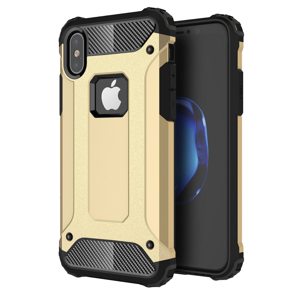 Husa Iphone Xs Max armura strong Gold