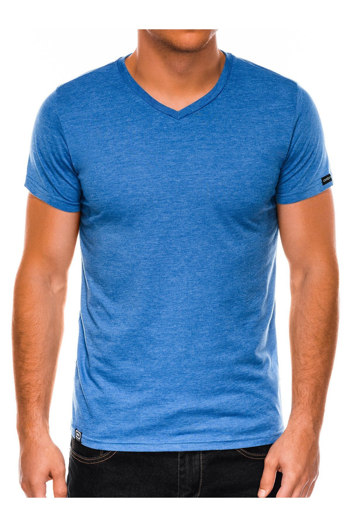 Tricou barbati S1041 - albastru, Albastru, S