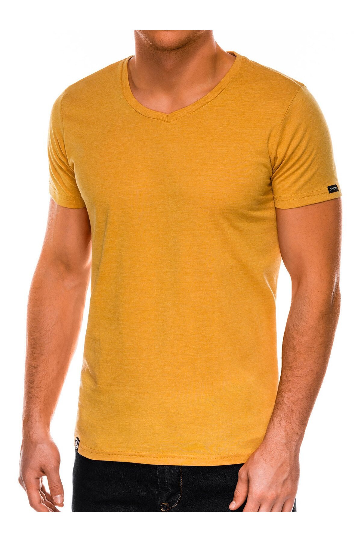 Tricou barbati S1041 - galben, Galben