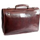Geanta laptop din piele naturala, coniac, util land, LS122A