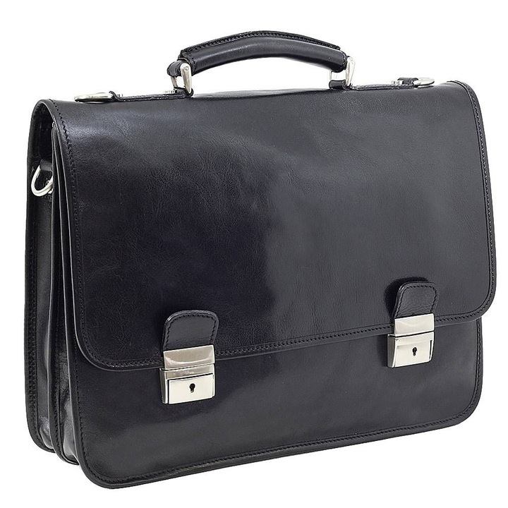 Servieta din piele naturala vachetta, SS119A