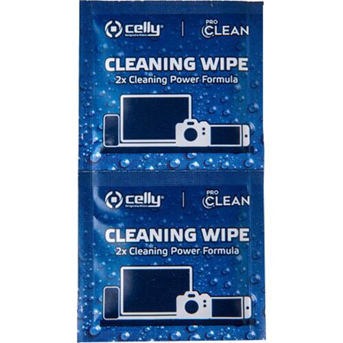 Servetele umede Celly pentru curatarea prafului si amprentelor, 30 bucati, Alb